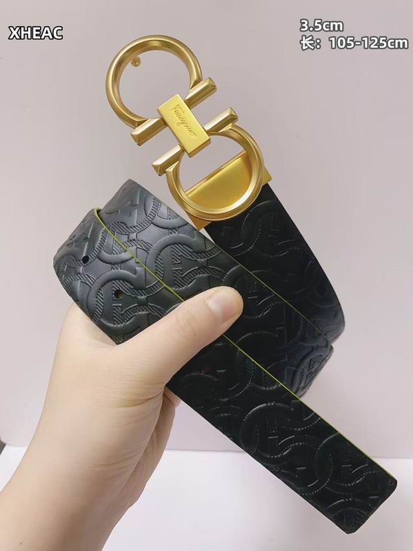 Ferragamo belt 35mmX105-125cm 8L89